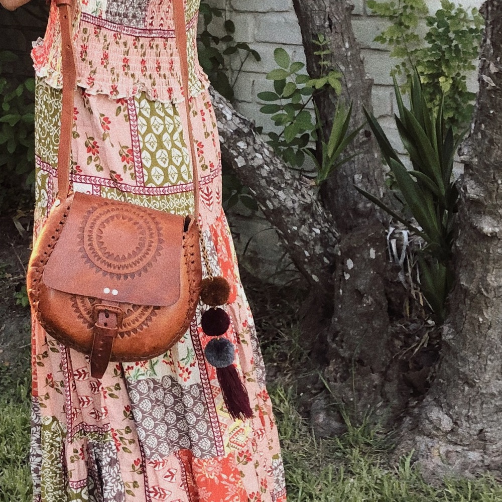 Super Cute Handmade Leather Bag 🦋